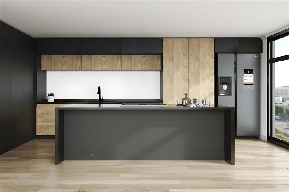 staining wood veneer cabinets (1)
